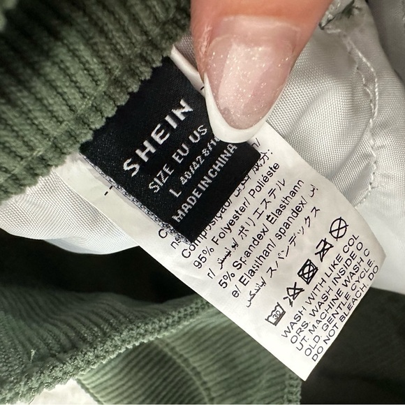 Shein (nwot) Army Green Highwaisted Bellbottoms from Shein! - Picture 11 of 12